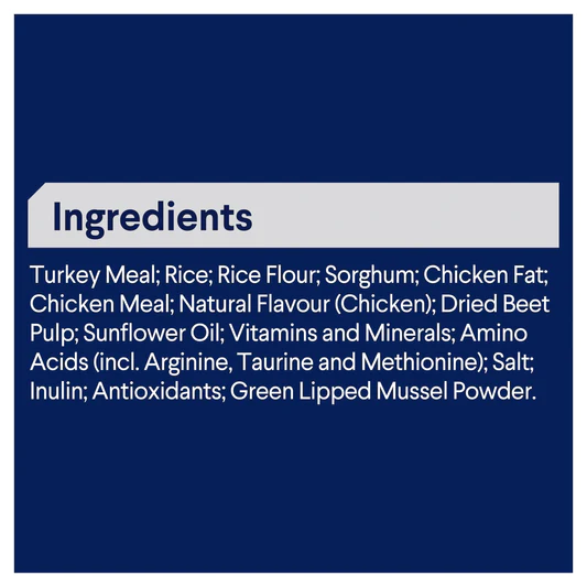 Large Breed Turkey with Rice ingredients