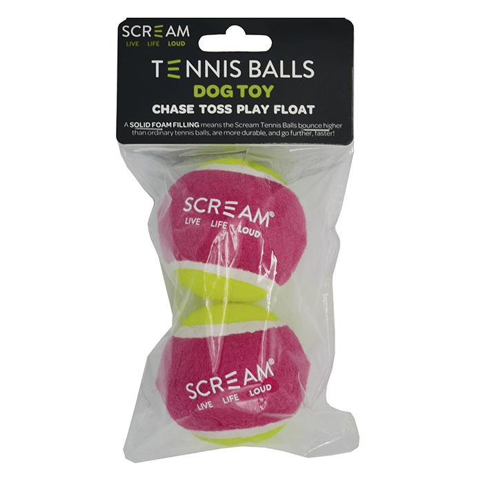 Scream-med-tennis-ball-packet-2-green-and-pink-92-SDT04200
