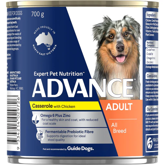 Wet Food – Adult Dog – Casserole package close up