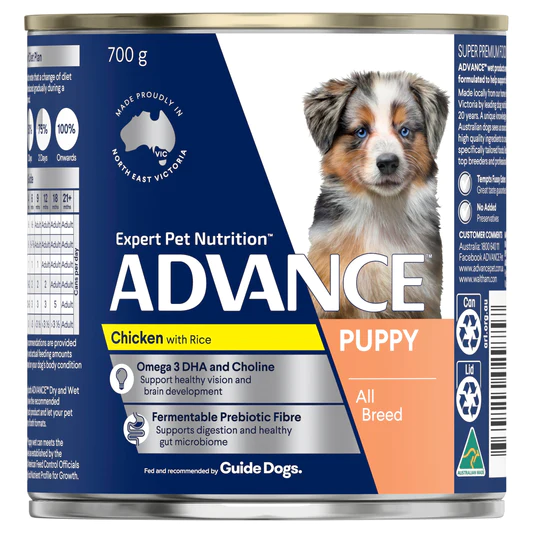 Wet Food – Puppy-chicken with rice package
