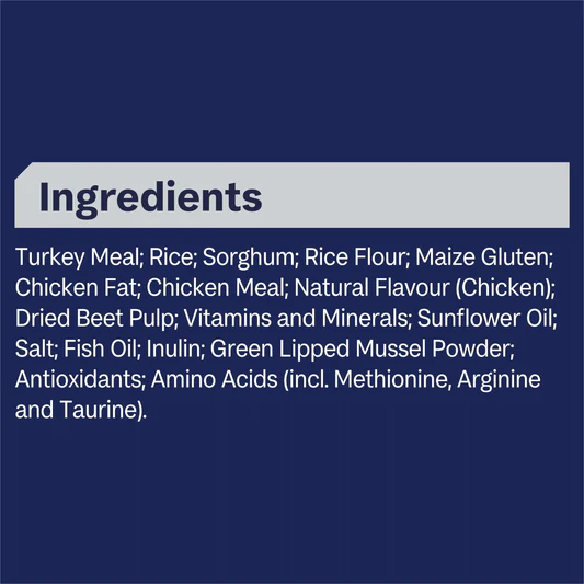 errier Adult Medium Breed Turkey with Rice ingredients